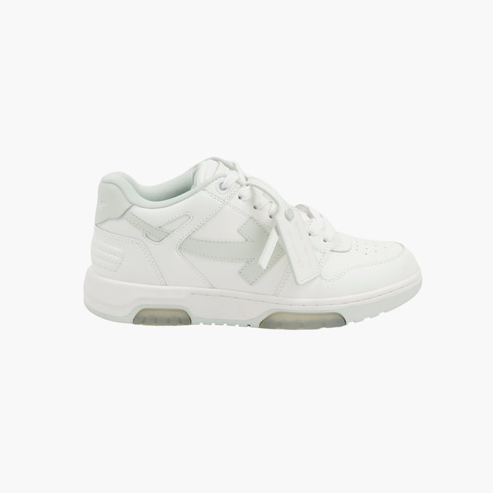 Sneakers in pelle bianco-menta Off-White