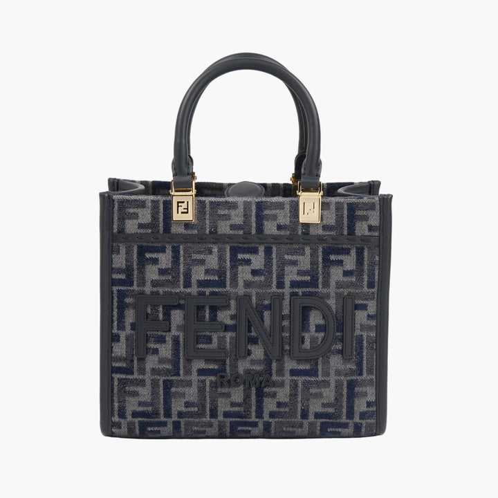 Borsa Fendi Denim-Gold