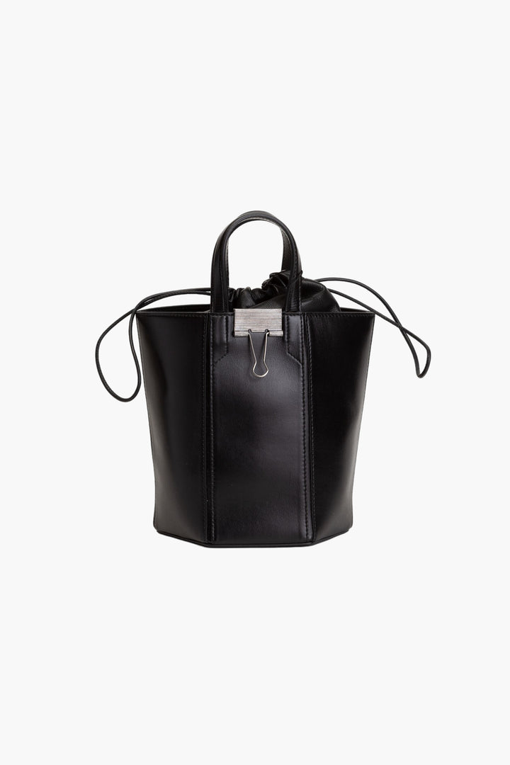 Off-White Black Bag with Industrial-Inspired Clip Detail