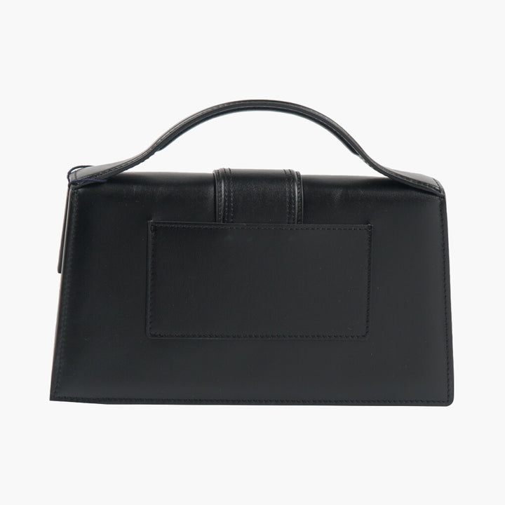 Borsa a mano JACQUEMUS Nero con iconico logo dorato