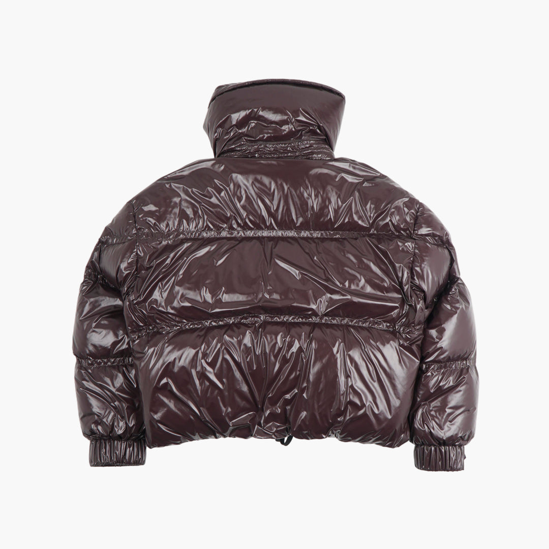 Giacca trapuntata marrone Moncler - Calore e stile di lusso