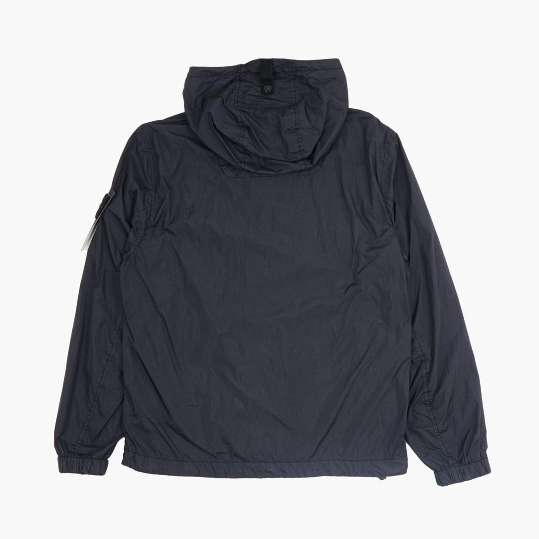 Stone Island Giacca Blu con Cappuccio e Chiusura con Zip - Capospalla Leggero e Versatile