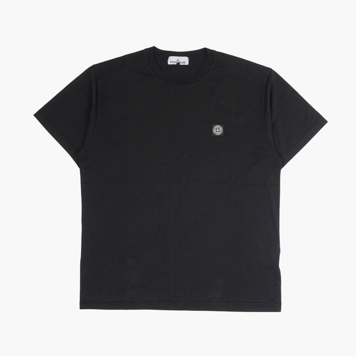 STONE ISLAND Black T-Shirt