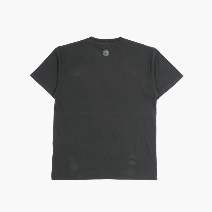 Stone Island Grey T-Shirt with Iconic Logo Detailing