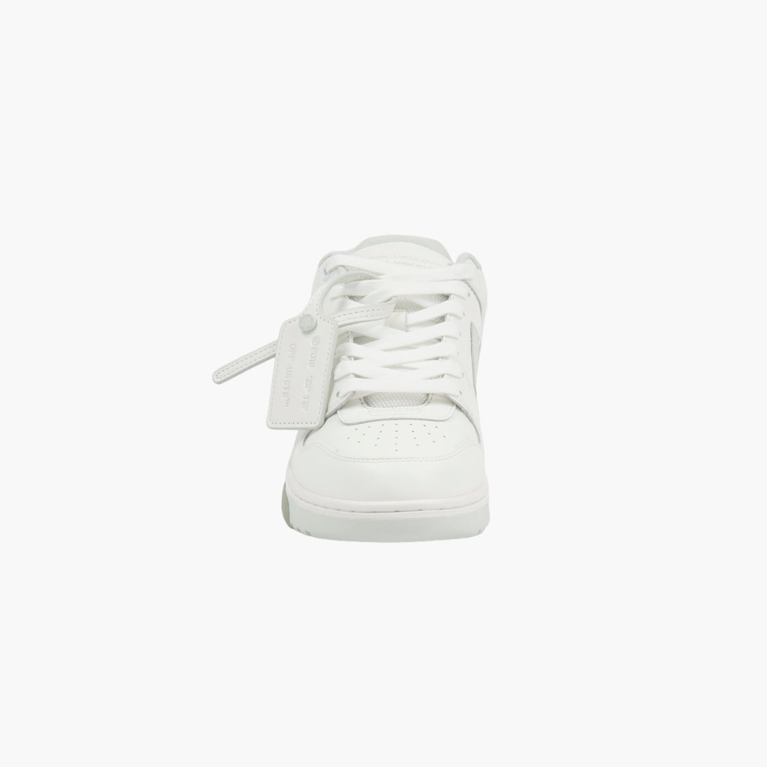 Off-White White-Mint Leather Sneakers