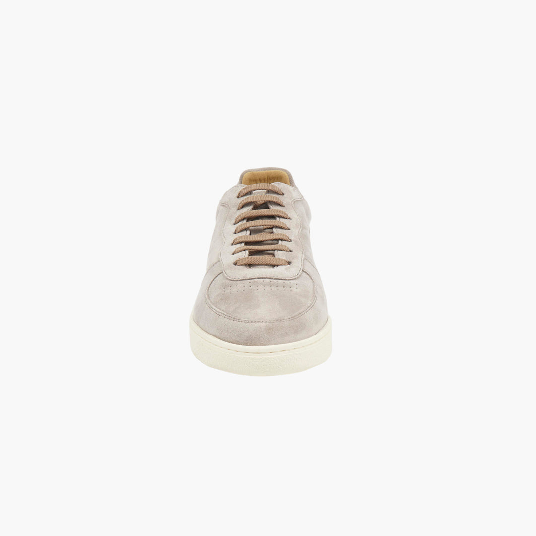 Brunello Cucinelli Premium Suede Sneakers in Taupe - Italian Craftsmanship