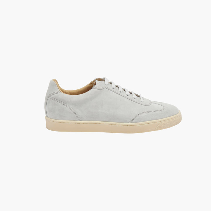 BRUNELLO CUCINELLI Men's Luxury Suede Sneakers in Grigio