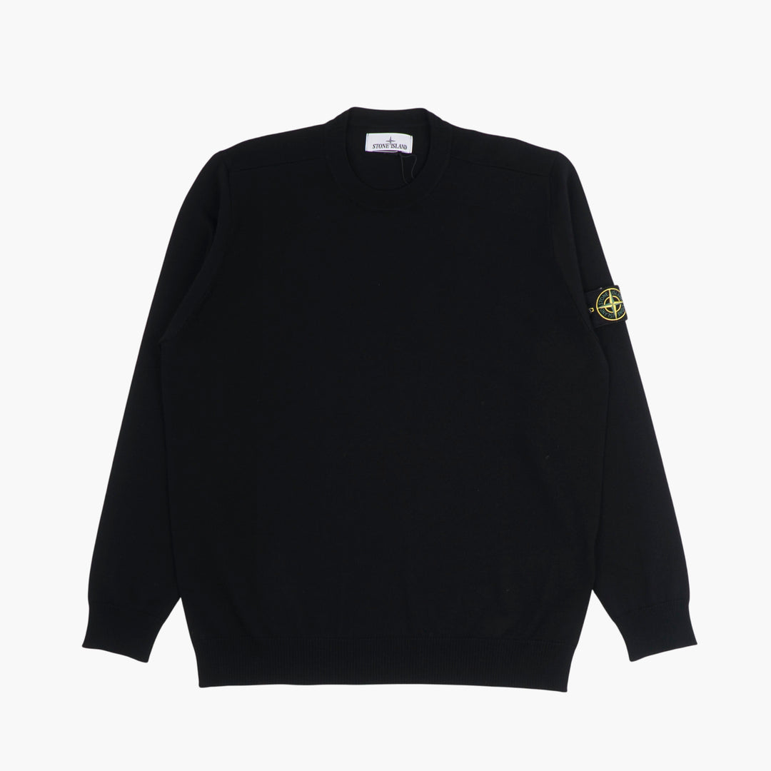 STONE ISLAND Maglione Nero Logo