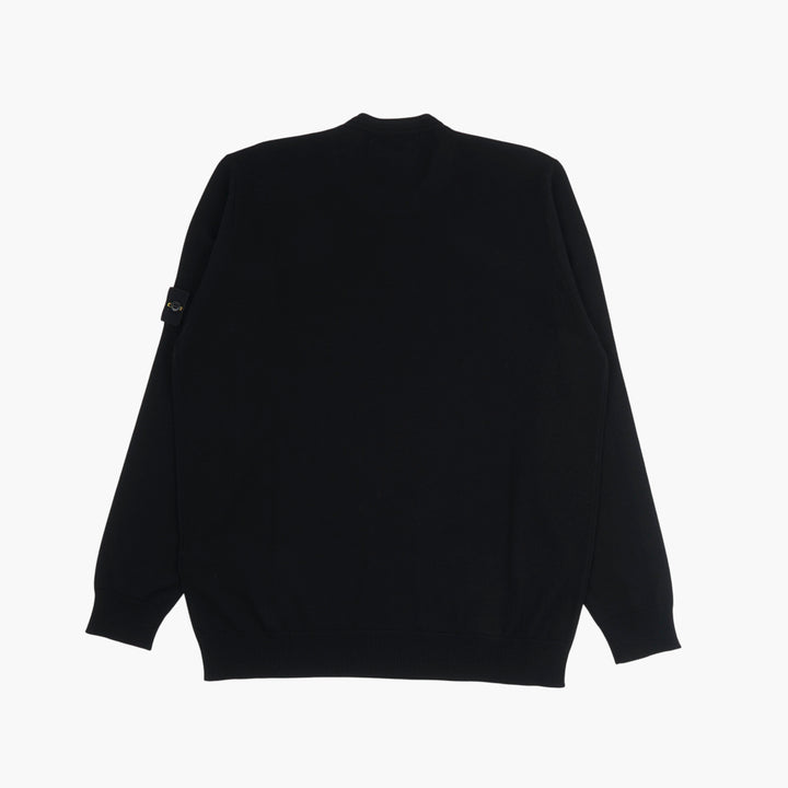 STONE ISLAND Maglione Nero Logo