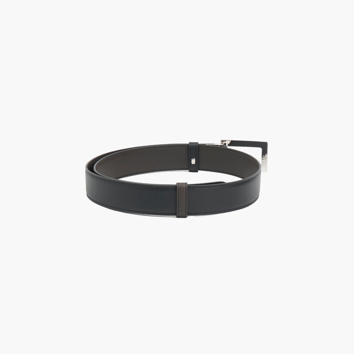 Gucci Logo Buckle Black Reversible belt