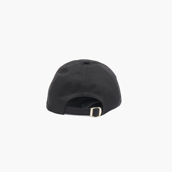 GUCCI Cap with Embroidered Logo in Black