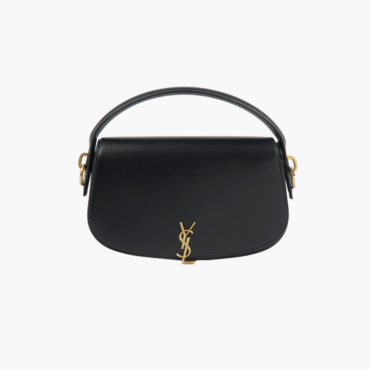 Borsa a mano in pelle nera SAINT LAURENT