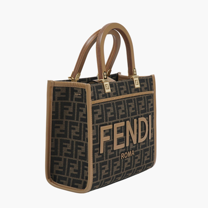 Fendi Brown Leather Shoulder Bag