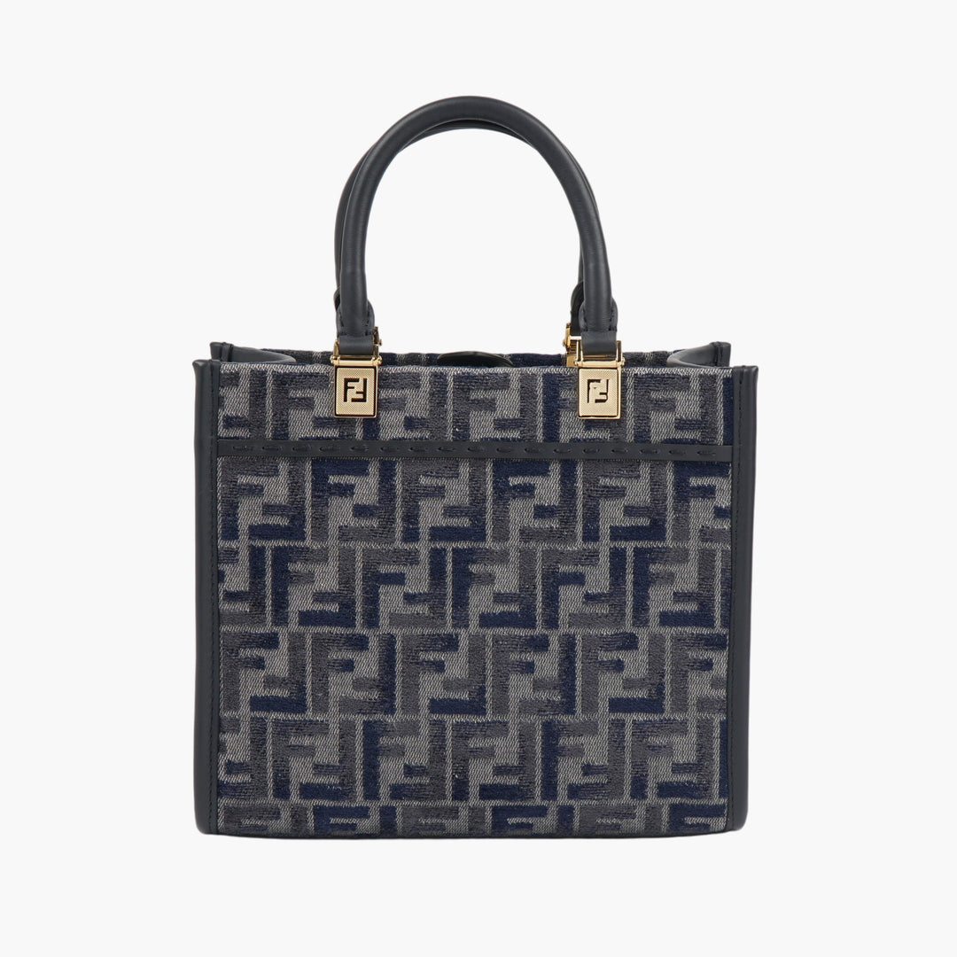 Borsa Fendi Denim-Gold