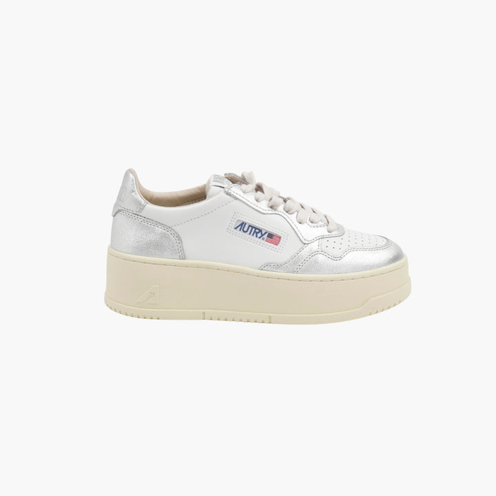 AUTRY White Low-Top Sneakers