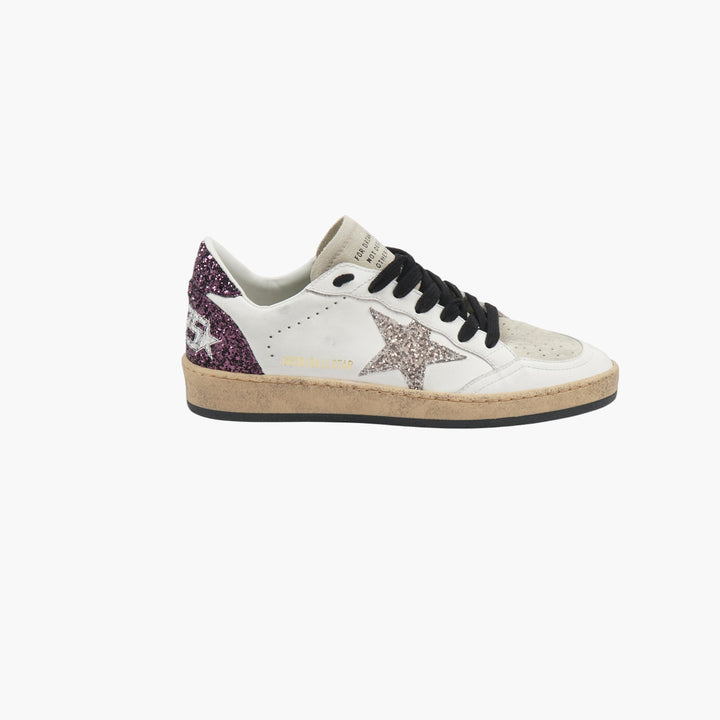 Golden Goose White Bordeaux Sneakers