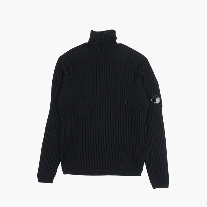 C.P. Company Black Turtleneck Sweater