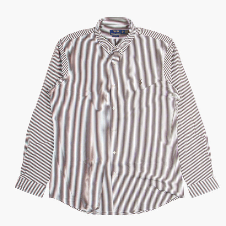 Polo Ralph Lauren White-Brown Shirt