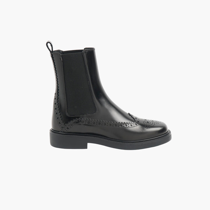 TOD'S Black Leather Boots