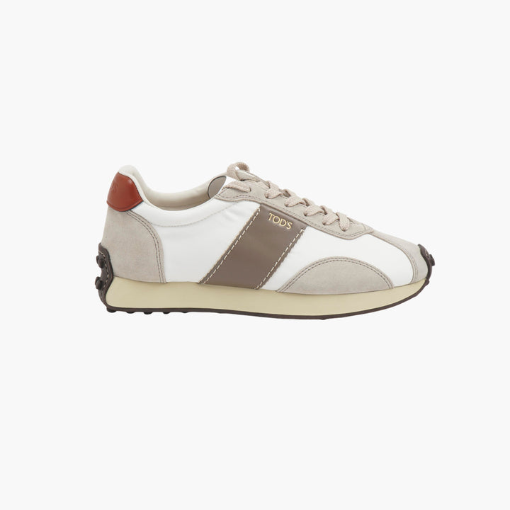 TOD'S White-Beige Leather Sneakers