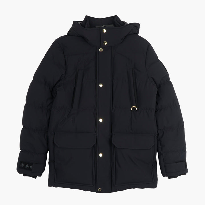 Moose Knuckles Black-Gold Down Jacket