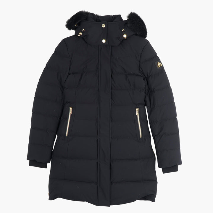 Moose Knuckles Black-Gold Insulated Jacket