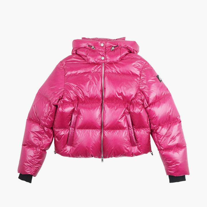 Moose Knuckles Pink Down Puffer Jacket