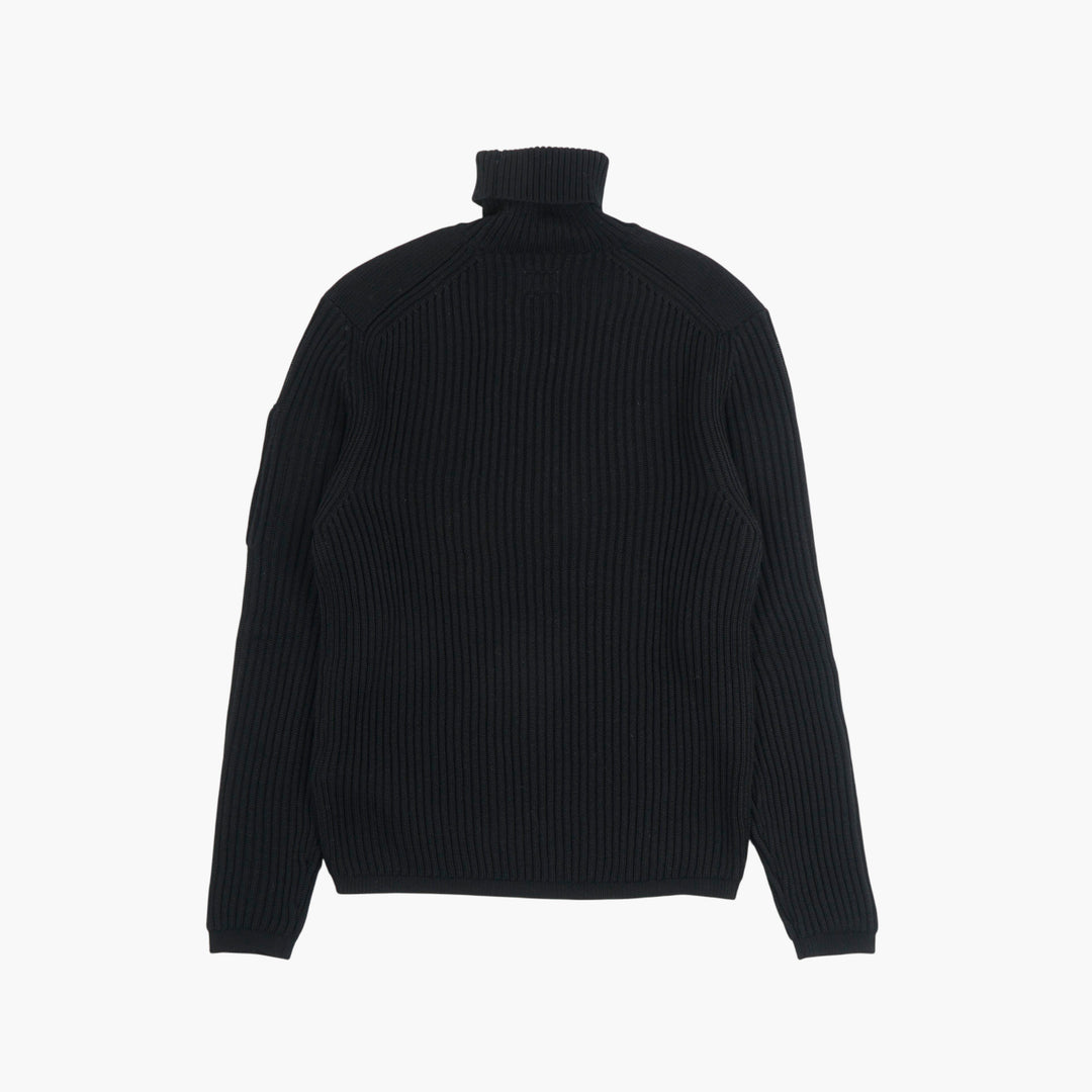 C.P. Company Black Turtleneck Sweater