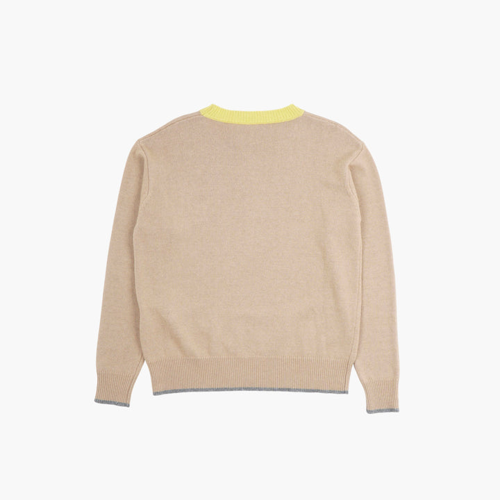 ERMANNO SCERVINO Beige-Yellow Sweater