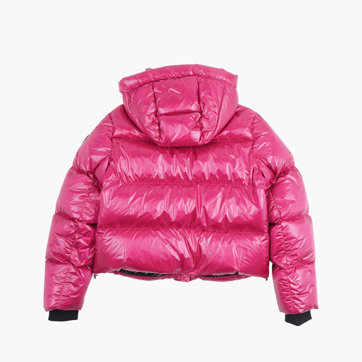 Moose Knuckles Pink Down Puffer Jacket