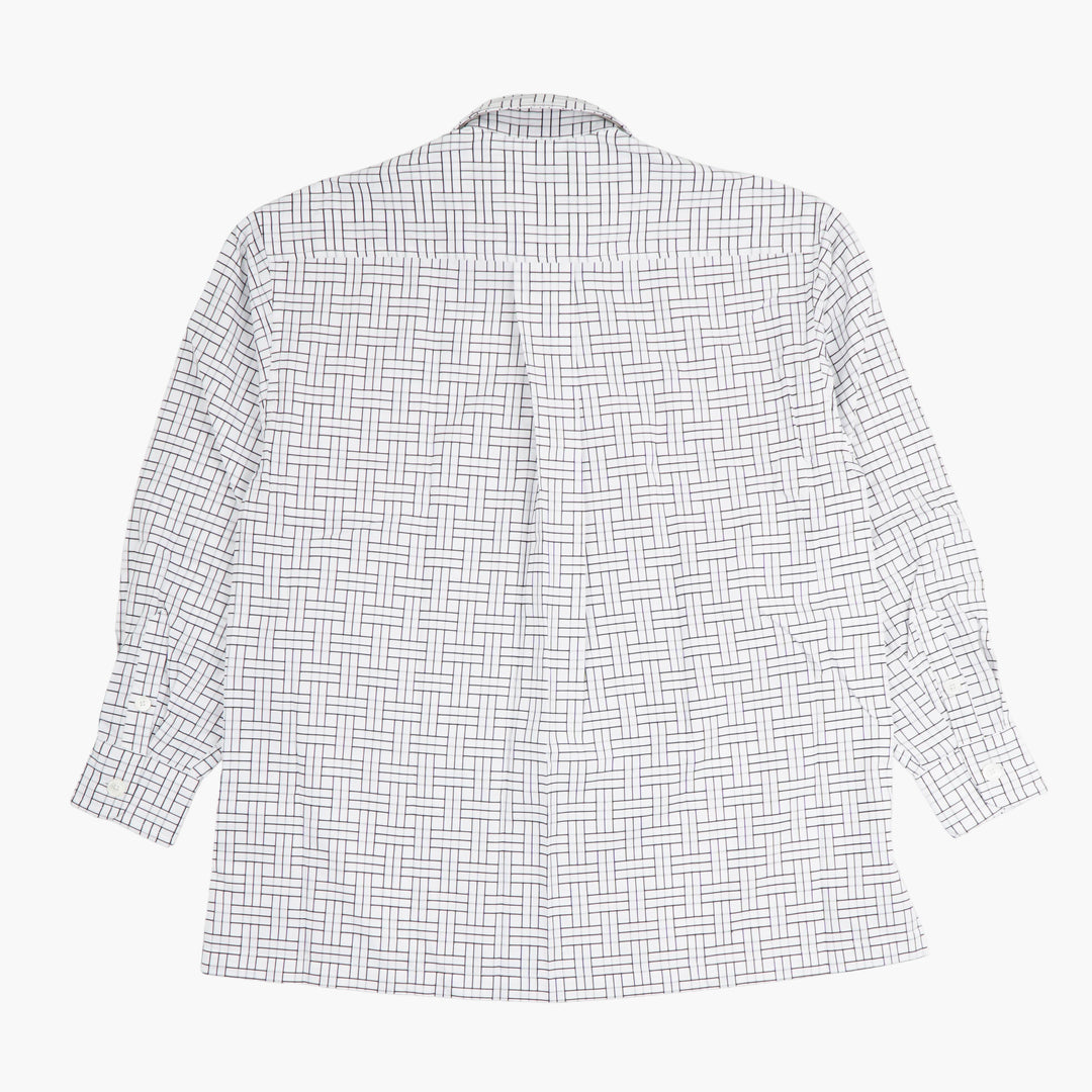 Kenzo Bianco Patterned Shirt