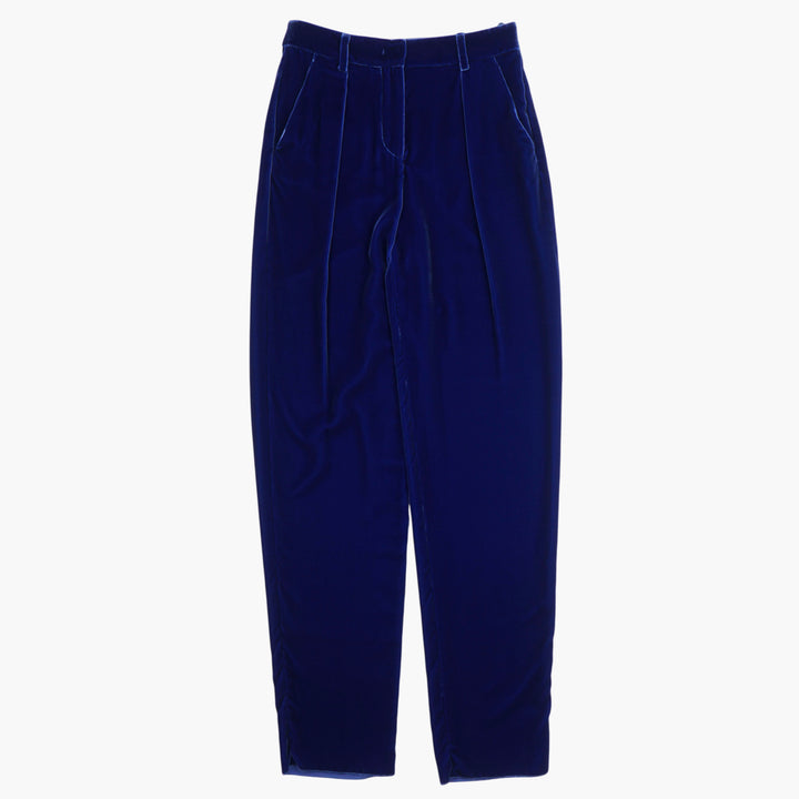 Giorgio Armani Navy Velvet Trousers