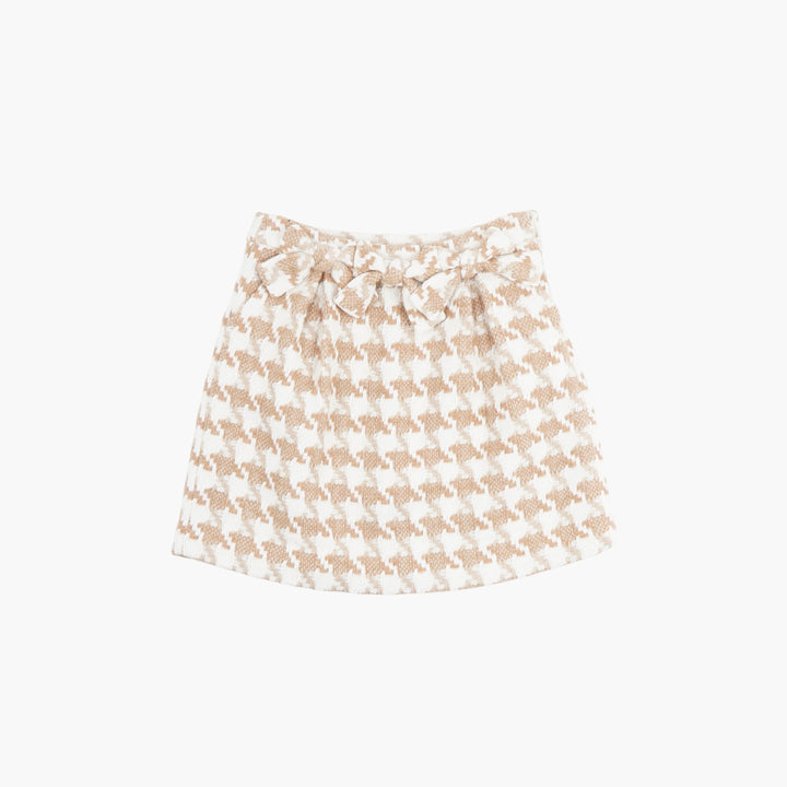 Edward Achour Paris Tweed Skirt Beige-White