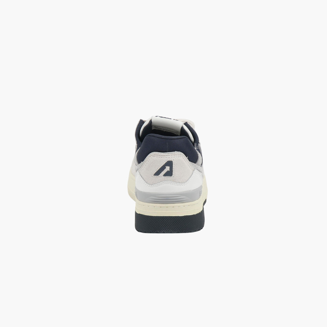 AUTRY White-Navy Leather Sneakers