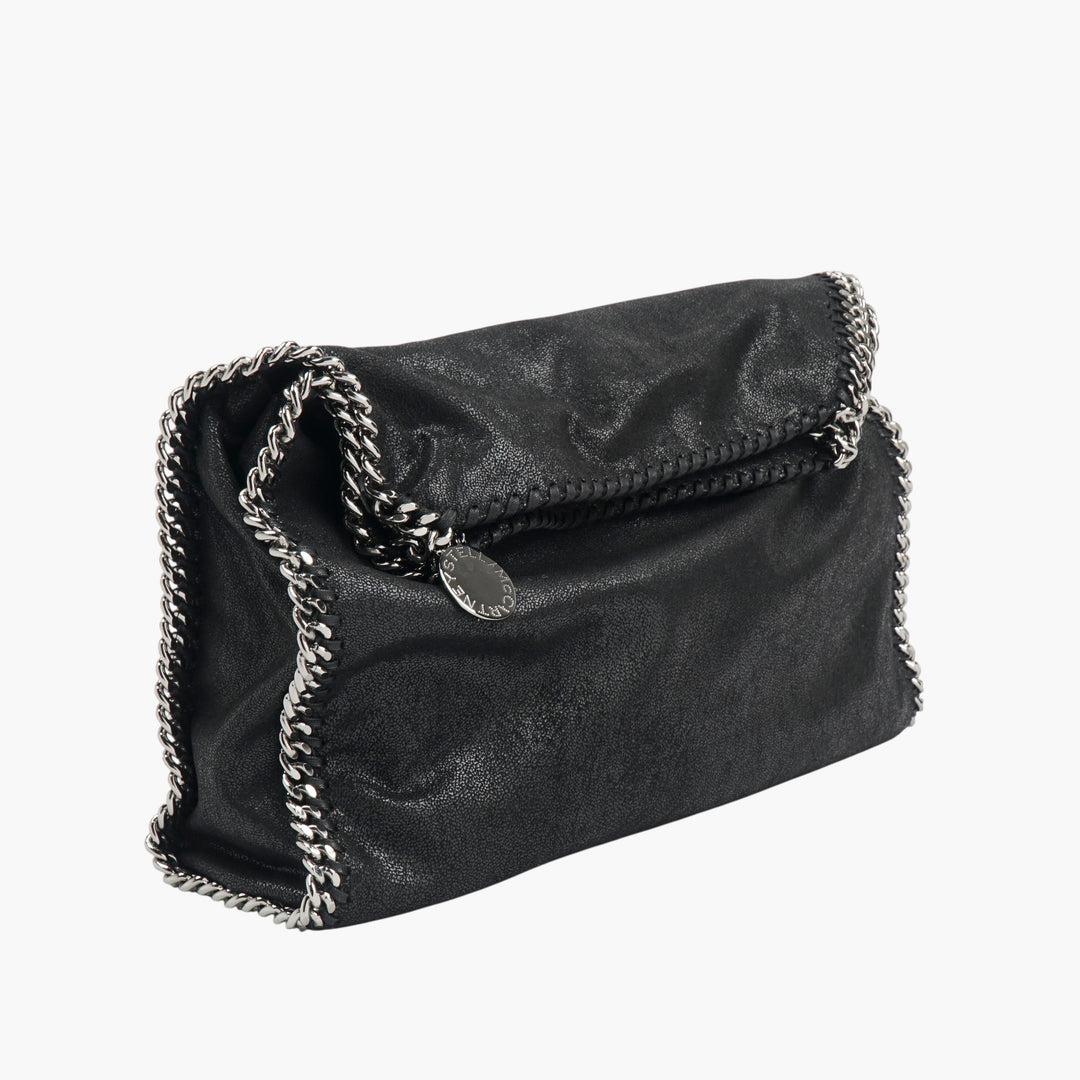 Borsa a tracolla in pelle nera Stella McCartney