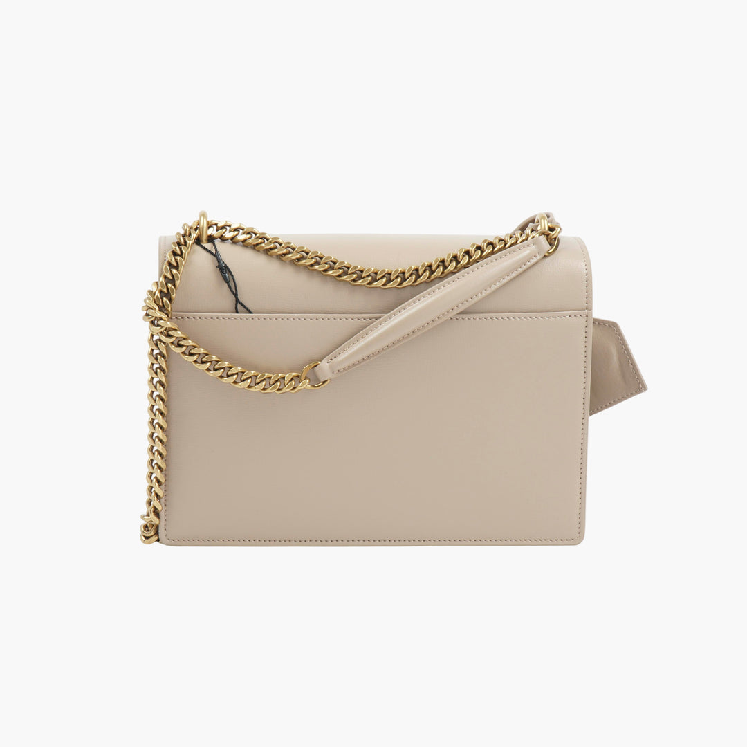 SAINT LAURENT Beige Leather Handbag