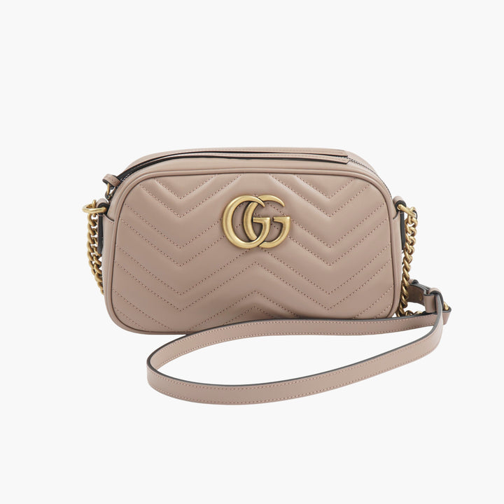 Gucci Quilted Rosa GG Crossbody Bag