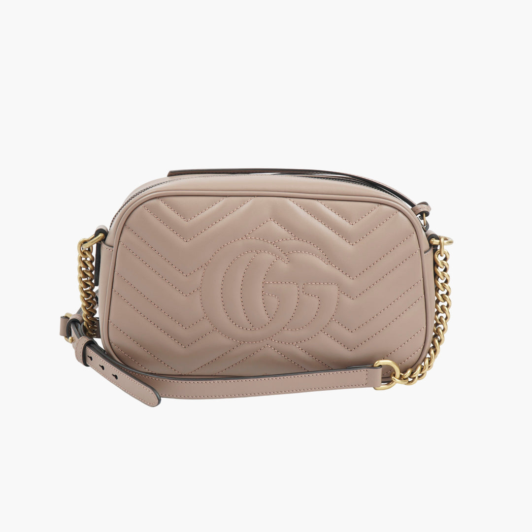 Gucci Quilted Rosa GG Crossbody Bag