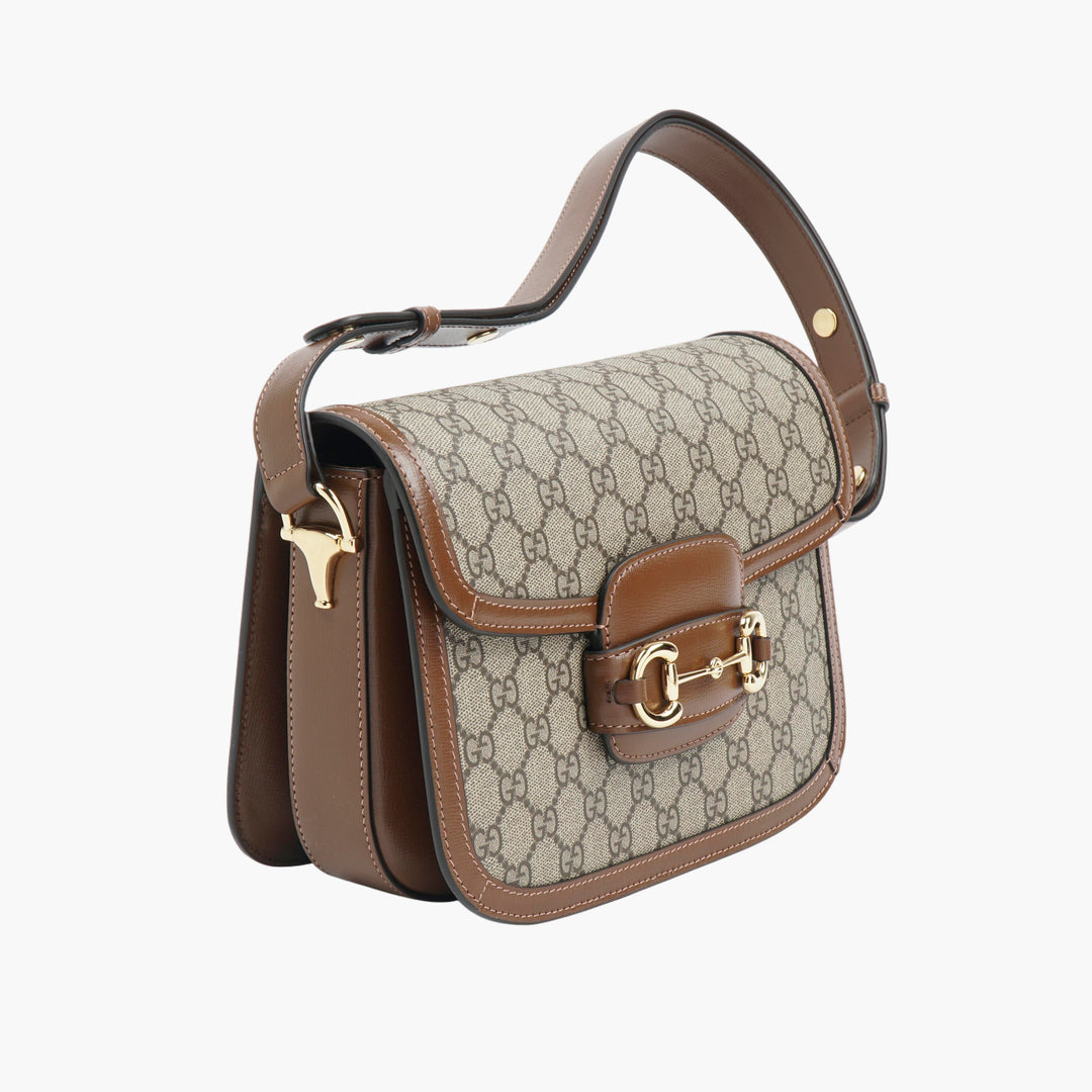 Gucci Beige Monogram Shoulder Bag