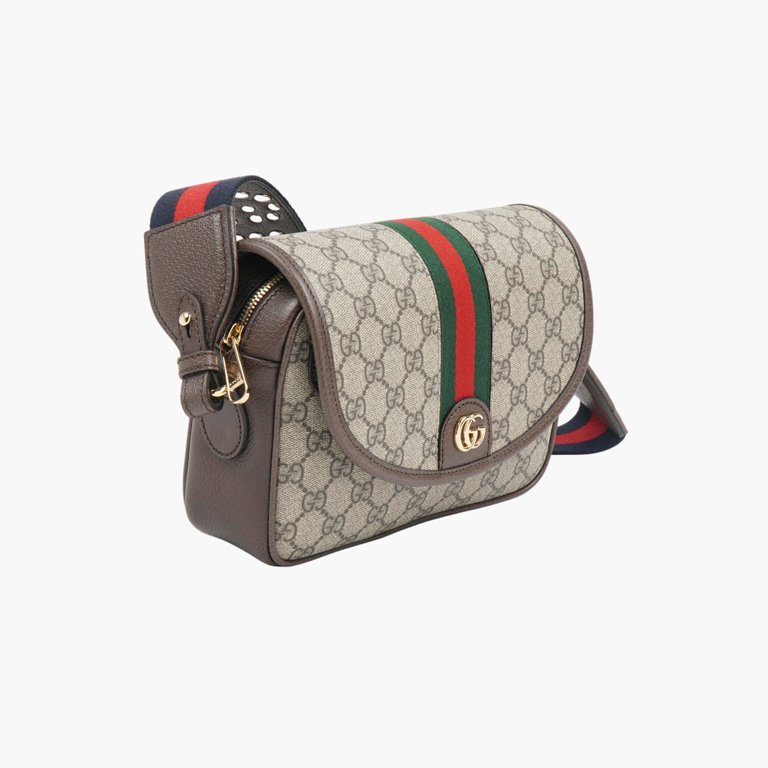 GUCCI Beige GG Supreme Canvas Bag