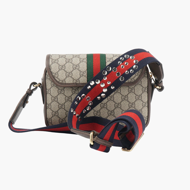 GUCCI Beige GG Supreme Canvas Bag