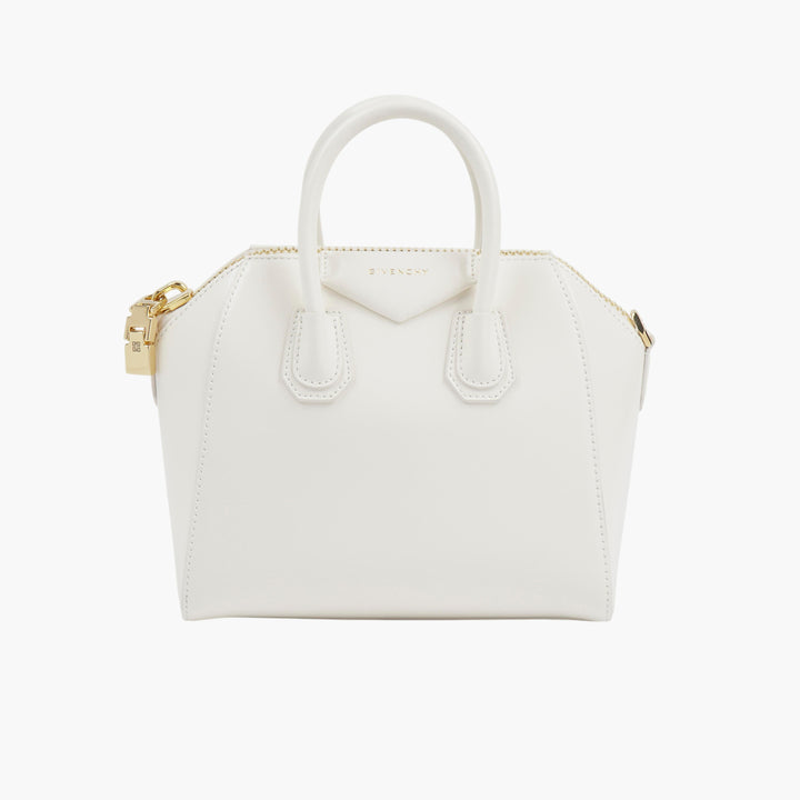 Givenchy Beige Handbag with Gold Accents