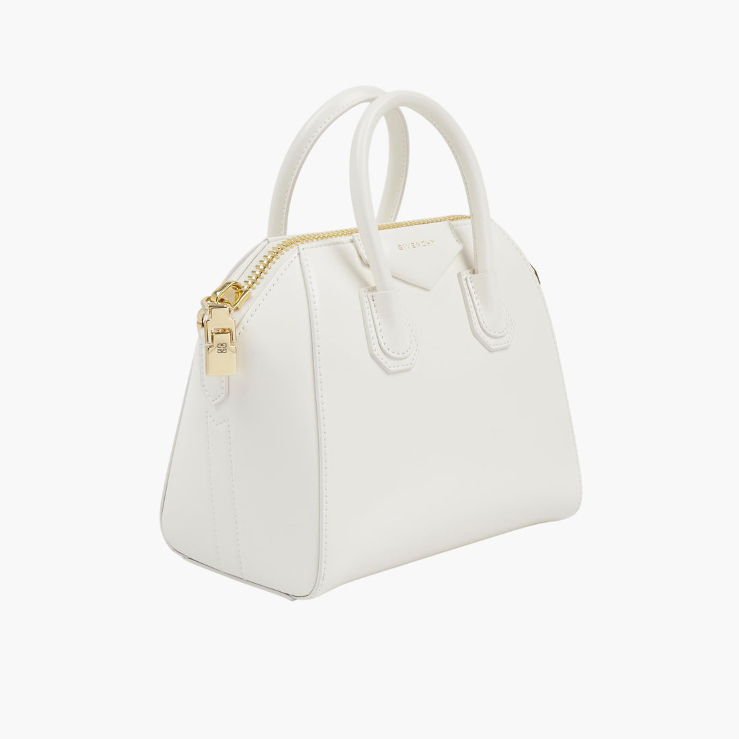 Givenchy Beige Handbag with Gold Accents