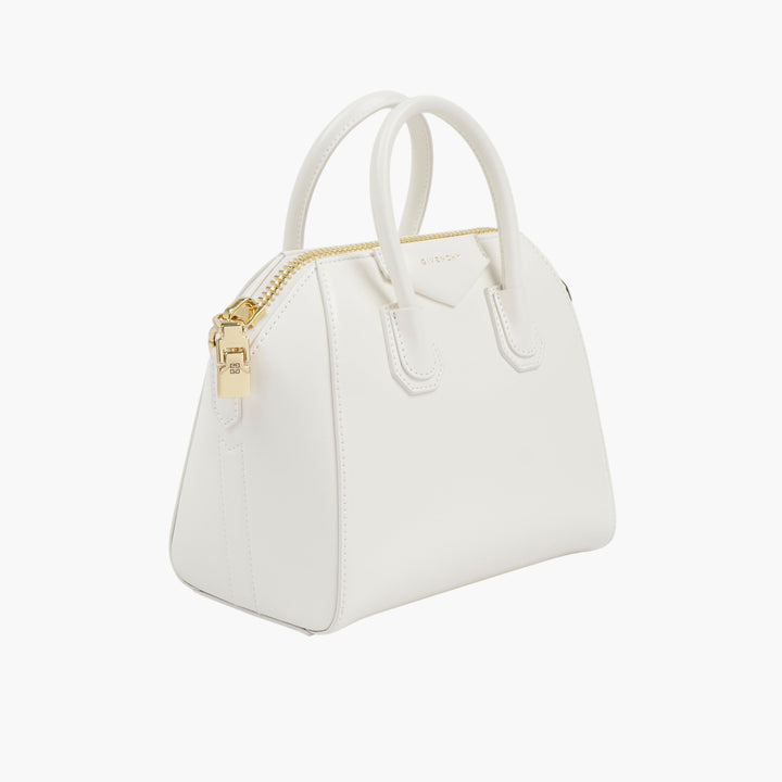 Givenchy Beige Handbag with Gold Accents