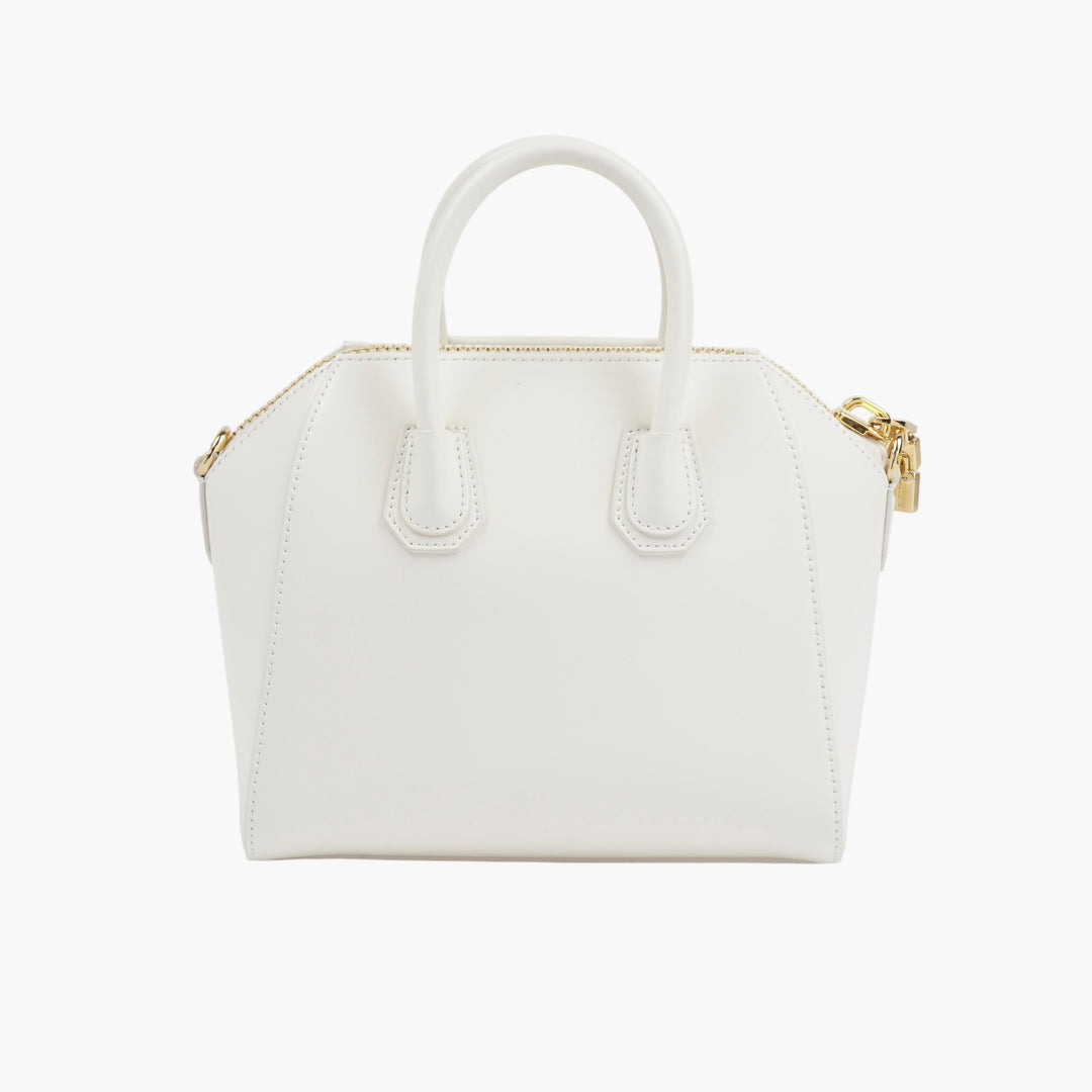 Givenchy Beige Handbag with Gold Accents