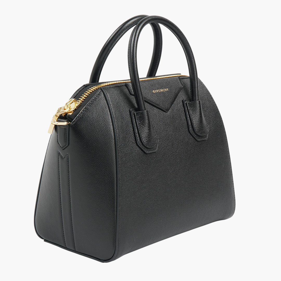 Borsa a mano in pelle nera Givenchy