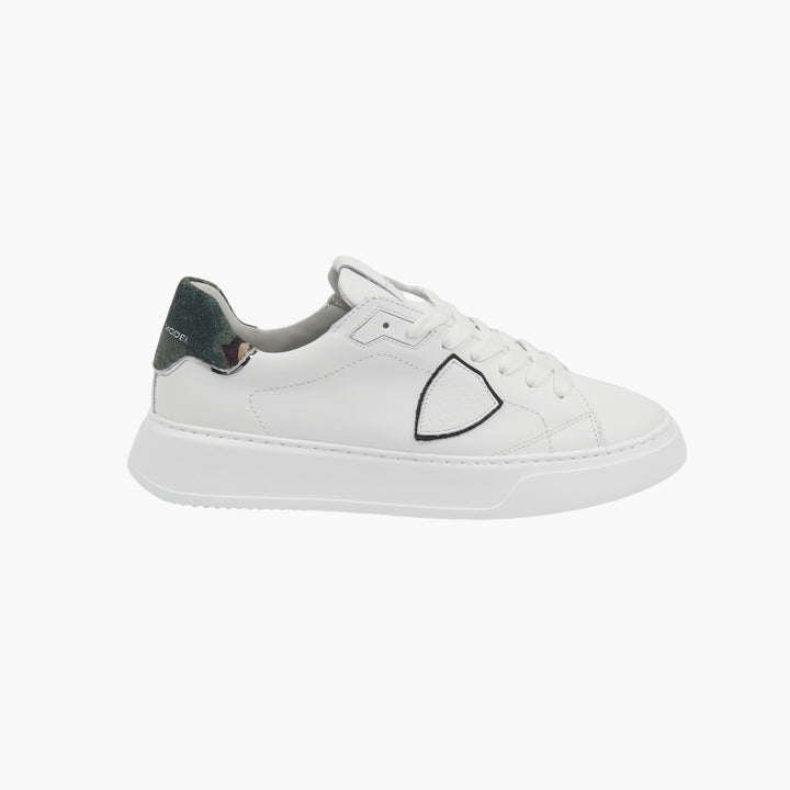 Philippe Model White-Camouflage Sneakers