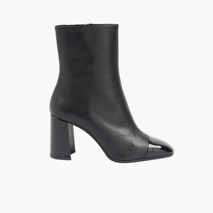 CAREL Black Block Heel Boots