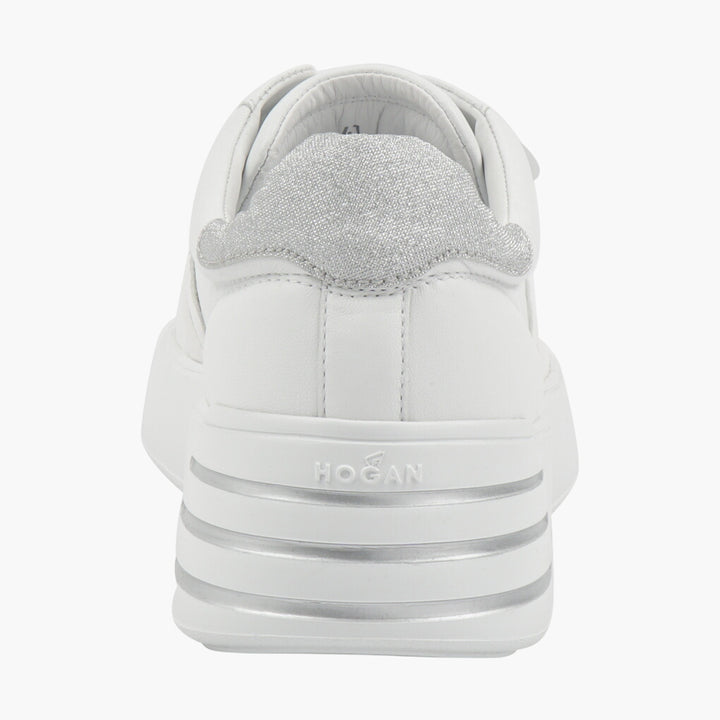 Hogan White Leather Sneakers