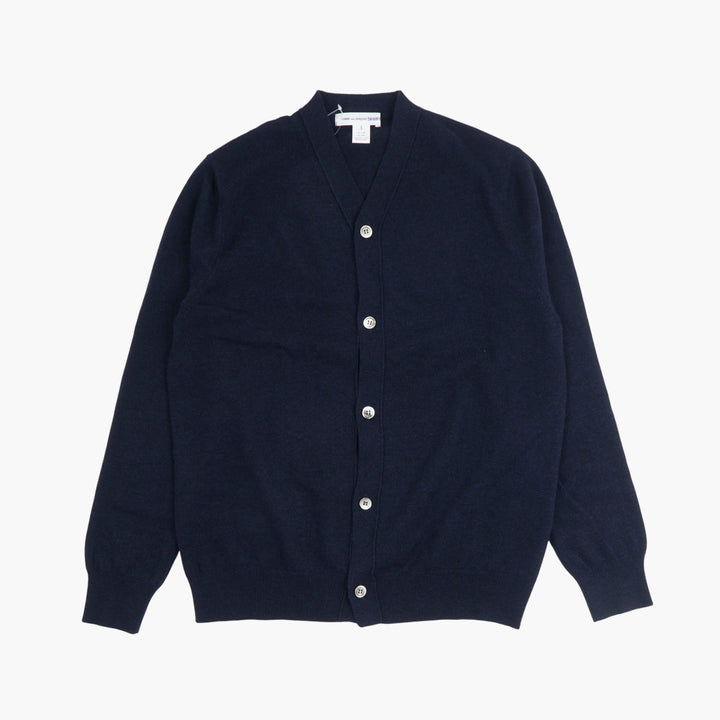 COMME DES GARCONS Cardigan scollo a V Blu